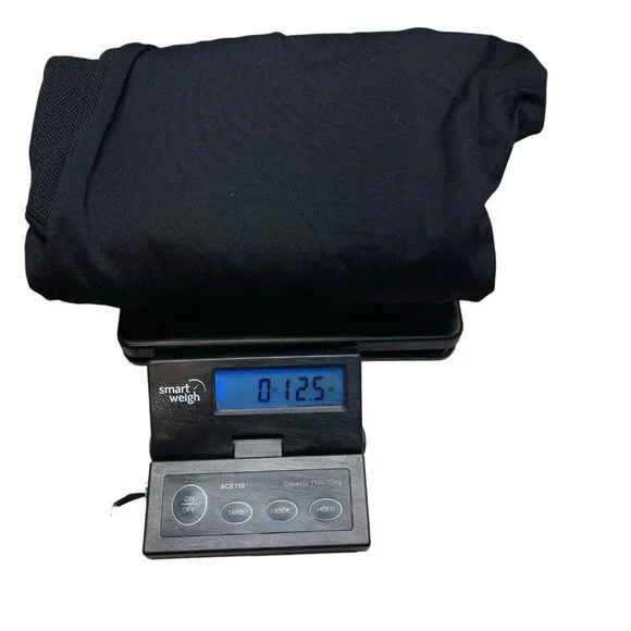 Fabletics Jogger Pants Womens Black Mesh Lined Drawstring Elastic Waist Sheer M - Picture 8 of 8